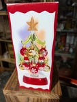 Original Ganz Light Up Christmas Tree With 12 Ornaments Decoration For Table Nos. Fixed Price $24.88.