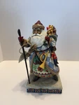 Jim Shore Bringing Christmas Joy Santa 2006 Heartwood Creek #4005447 Enesco. Fixed Price $25.00.