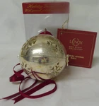 Lenox Silverplate Holiday Giving Ball With Box - 1999. Fixed Price $23.99.