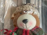Woodland Creek Light Up 17" Holiday Teddy Bear Door Greeter Christmas New Decor. Fixed Price $29.99.