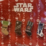 Disney Star Wars Merry Christmas Happy Holiday Stockings 4 Pack. Fixed Price $49.99.