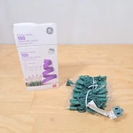 Ge Random Sparkle Clear Miniature Lights 100 Count Christmas Tree Outdoor Indoor. Fixed Price $19.98.