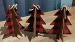 8 Farmhouse Buffalo Plaid Red & Black Christmas Tree Ornaments Cabin Mountain. Fixed Price $18.99.