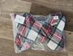 Pottery Barn Stewart Plaid Dog Puppy Bone Pet Christmas Stocking Nwt. Fixed Price $54.99.