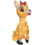 Rudolph The Red Nosed Reindeer 18" Clarice Christmas Outdoor Decor. Fixed Price $78.11.