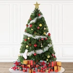 Prelit Artificial Christmas Tree With Lights 7.5/6FT Snow Flocked Holiday Decor!. Fixed Price $69.99.