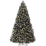 Best Choice Products Pre-lit Frosted Artificial Spruce Tree W/easy Assembly. Fixed Price $109.99.