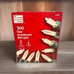 Home Accents Holiday TOL-300L-C Clear Incandescent Mini Lights. Fixed Price $14.90.