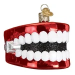 Old World Christmas Glass Blown Ornament Wind Up Teeth (44107). Fixed Price $41.43.