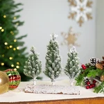 Northlight Frosted Pine Tree Trio Christmas Decoration - 8" Unlit. Fixed Price $21.49.
