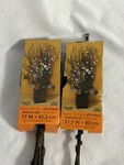 Lot Of New Darice Battery Operated Led Branch W/20 Lights 32" And 17 Brown. Fixed Price $18.00.