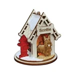 Old World Christmas Ginger Cottages Wooden Ornament, Scottish Terrier Doghouse. Fixed Price $14.51.