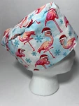 Christmas Ornament Flamingo Holiday Scrub Cap Chemo Hat Nurse Doctor Fast Ship. Fixed Price $14.98.