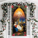 Christmas Decoration Outdoor Religious Cover Holy One Size, Multicolor. Fixed Price $10.06.