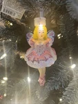 Sugar Plum Fairy Glass Light Cover Old World Christmas Ornament 2007. Fixed Price $18.99.