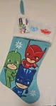 Nwt Pj Masks Christmas Stocking By Ruz 16" New Blue Embroidered Holiday Xmas. Fixed Price $12.99.