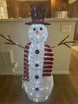 National Tree Company 48 Prelit Christmas Snowman Led Lights Indoor/outdoor. Fixed Price $19.99.