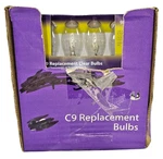 C9 Christmas Lights Replacement Lot Of 14 Packs (56 Bulbs) Clear. Fixed Price $24.99.