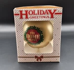 1996 Home Depot Happy Holidays Christmas Ornament Gold Ball Original Box. Fixed Price $11.90.