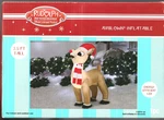 Disney Gemmy 3.5' Rudolph Led Air-blown Inflatable Christmas 2018. Fixed Price $52.00.