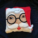 Ashland Santa Face Throw Pillow Movable Hat 16" X. Fixed Price $29.99.