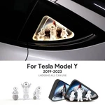 Car Led Rear Quarter Window Light Ambient Lamp Pvc For Tesla Model Y 2019-2024. Fixed Price $59.99.