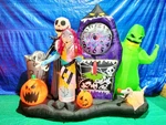 11' Gemmy Airblown Inflatable Halloween Animated Nbc Kaleidoscope Clock Scene. Fixed Price $229.95.