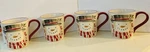 Longaberger Top Hat Snowman Christmas Holiday Mugs Set 4 (32 Oz) Rare. Fixed Price $99.51.