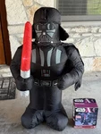 Gemmy Star Wars Darth Vader Airblown Inflatable Lights Up 3.5 Feet Christmas. Fixed Price $44.00.