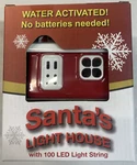 Santa House- Water Activated String Lights Christmas 100 Led Xmas. Fixed Price $33.95.