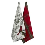Dii Christmas Kitchen Printed Dishtowel Set 18X28 Holiday Botanical, 2-PIECE. Fixed Price $15.87.