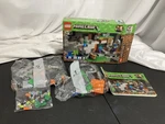 Lego 21141 Minecraft The Zombie Cave Building Kit 241 Pc. Partially Opened. Fixed Price $19.99.
