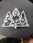 Holiday Time White Winter Trees Hanging Lighted Led Window Wall Christmas Decor. Fixed Price $12.99.