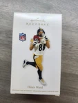 Hallmark Hines Ward Pittsburgh Steelers Keepsake Christmas Ornament 2012 #86 Nfl. Fixed Price $23.90.