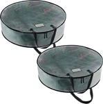 24 Inch Wreath Storage Container, Pack Clear Round Christmas Ba. Fixed Price $25.99.
