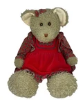 Christopher Holly 18 Christmas Bear Plush Red Dress 1994 Toysrus Commonwealth. Fixed Price $17.99.
