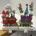 Jc Penney Home Collection Stocking Holder Hanger Train And Princess Set 2. Fixed Price $18.68.