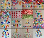 Ceramic Christmas Tree Bulbs Small Med/large Extra Twist Stars *free Ship*. Fixed Price $8.34.