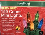 Merry Brite 150 Multi Color Mini String Lights 34FT Heavy Duty Christmas. Fixed Price $21.99.