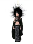 Cody Foster & Cher Hanging Glass Ornament Black Dress Feathers. Fixed Price $21.24.