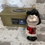 Peanuts Kurt Adler Polonaise Collection Lucy Glass Ornament. Fixed Price $46.00.