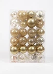 Sea Team 48PCS Gold Shatterproof Clear Christmas Ball Ornaments - Multi Size. Fixed Price $49.98.