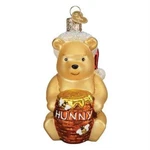 Old World Christmas Winnie The Pooh Glass Hanging Ornament Free Box. Fixed Price $22.98.