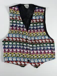 Peanuts Suit Vest Mens Multicolor Snoopy Charlie Brown Cartoon Graphic Novelty. Fixed Price $24.99.