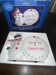 New Hallmark Snowman Musical Countdown Calendar Plays Jingle Bells Nib. Fixed Price $12.95.