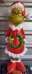 Gemmy The Grinch 24" Blow Mold Light Up Corded Christmas Decoration. Fixed Price $55.00.
