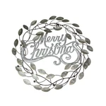 Midwest 17.5" Galvanized Metal Merry Christmas Wall Hanging Wreath. Fixed Price $85.49.