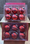 Crate & Barrel Red 427-128 Sparkle Christmas Ornament Table Placecard Holders. Fixed Price $29.99.