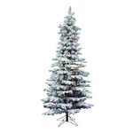 Vickerman 78" Utica Fir Slim Multi-color Led Artificial Christmas Tree In White. Fixed Price $268.04.