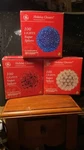 Ge Holiday Classics 100 Lights Super Sphere One Red Blue White Set Of 3. Fixed Price $65.00.